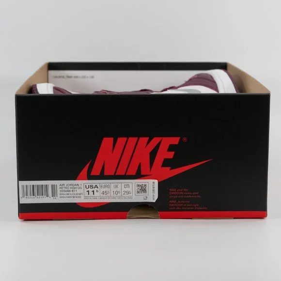 Air Jordan 1 Retro High OG 'Bordeaux' 555088-611 size 11.5 - Picture 9 of 9